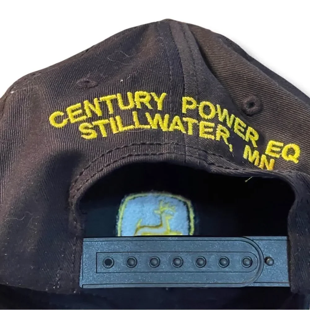 John Deere Embroidered Snap Back Hat - Picture 5 of 8